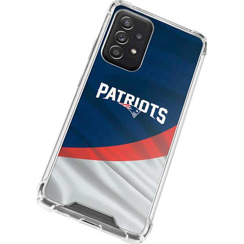 NFL New England Patriots Galaxy A52 5G Clear Case